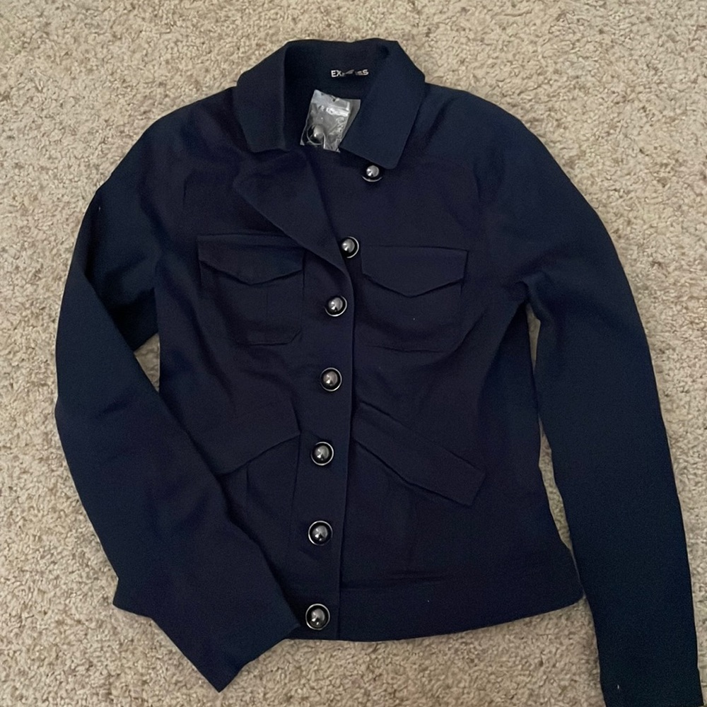 Express navy blue jacket- NWT!!